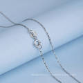 Красивая Серебряная Цепочка 925 Шаблоны Ожерелье Для Девочки